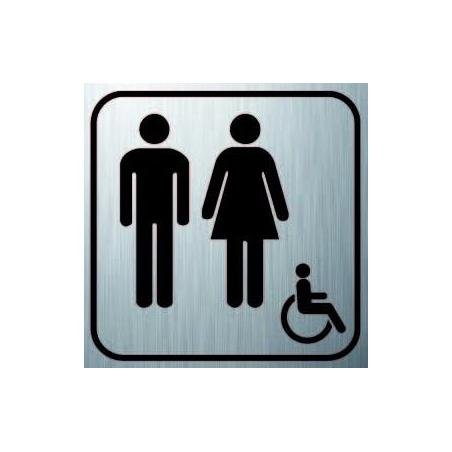 Logo Sanitaire Homme Femme Handicapé (PMR)