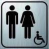 Logo Sanitaire Homme Femme Handicapé (PMR)