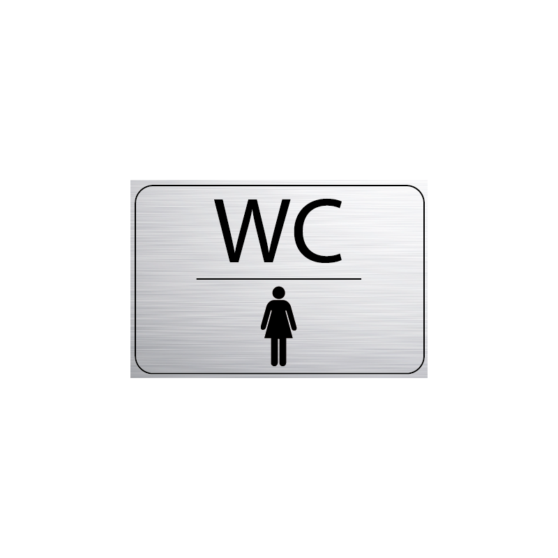 Logo Porte 150 x 100 mm WC Femme Logo Porte 150 x 100 mm WC Femme
