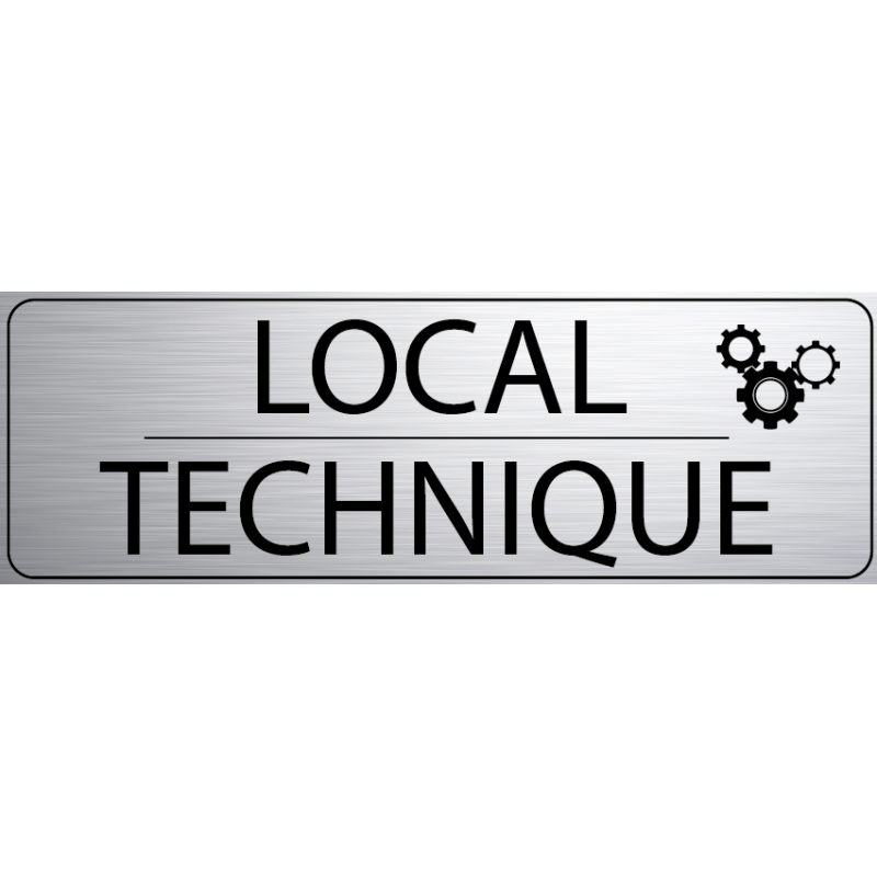 Logo Porte 300 x 100 mm Local Technique Logo Porte 300 x 100 mm Local Technique