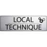 Logo Porte 300 x 100 mm Local Technique
