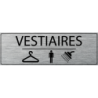 Logo Porte 300 x 100 mm Vestiaire Douche Homme