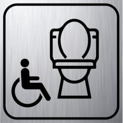 Logo Sanitaire WC HandicapÃ© (PMR)