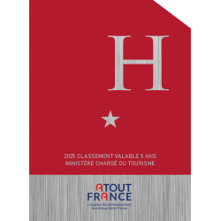 Plaque de Classement Étoiles pour Hôtel - Fixation Fournies| Plaques de Classement