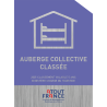 Plaque de Classement Auberge Collective Étoile | Plaques de Classement